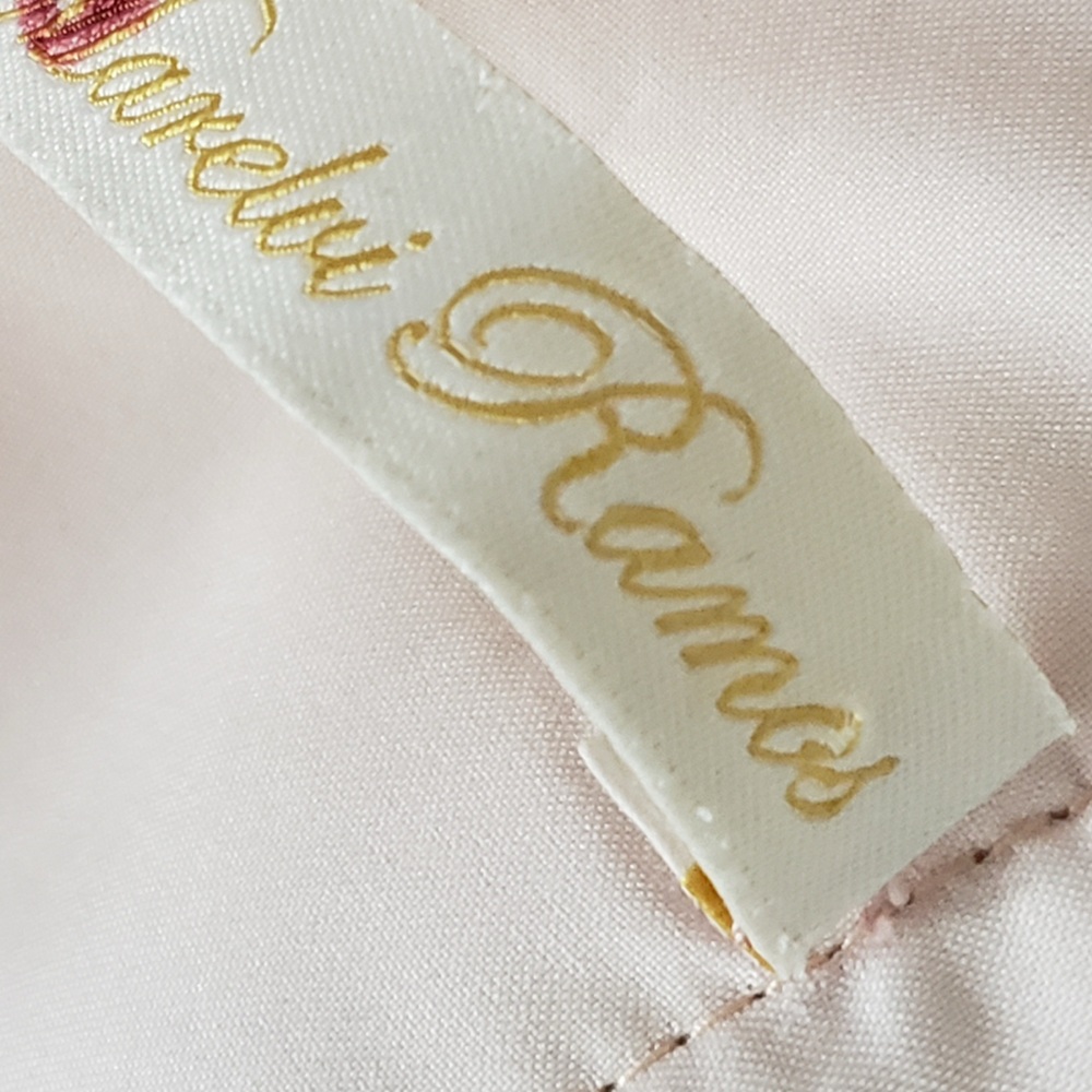 Muted Pink Maxi Dress with Square Neckline for Weddings - Picture 10 of 10